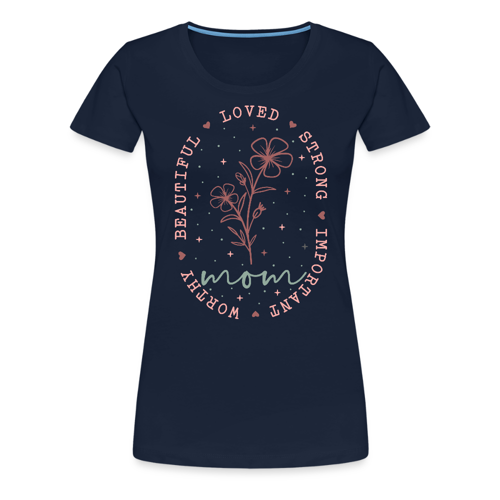 Frauen T-Shirts mit eigenem Design bedrucken - perfekt zum Muttertag - Navy