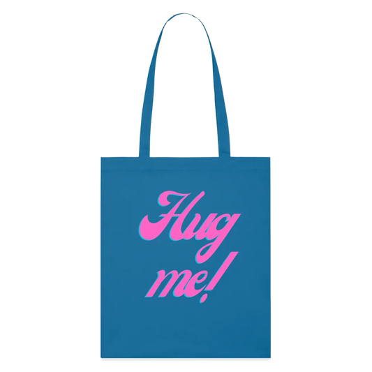 Personalisierter leichter Bio-Stoffbeutel mit langen Henkeln - Motiv, Produkt, Text und eigene Bilder easy anpassbar - Königsblau One size