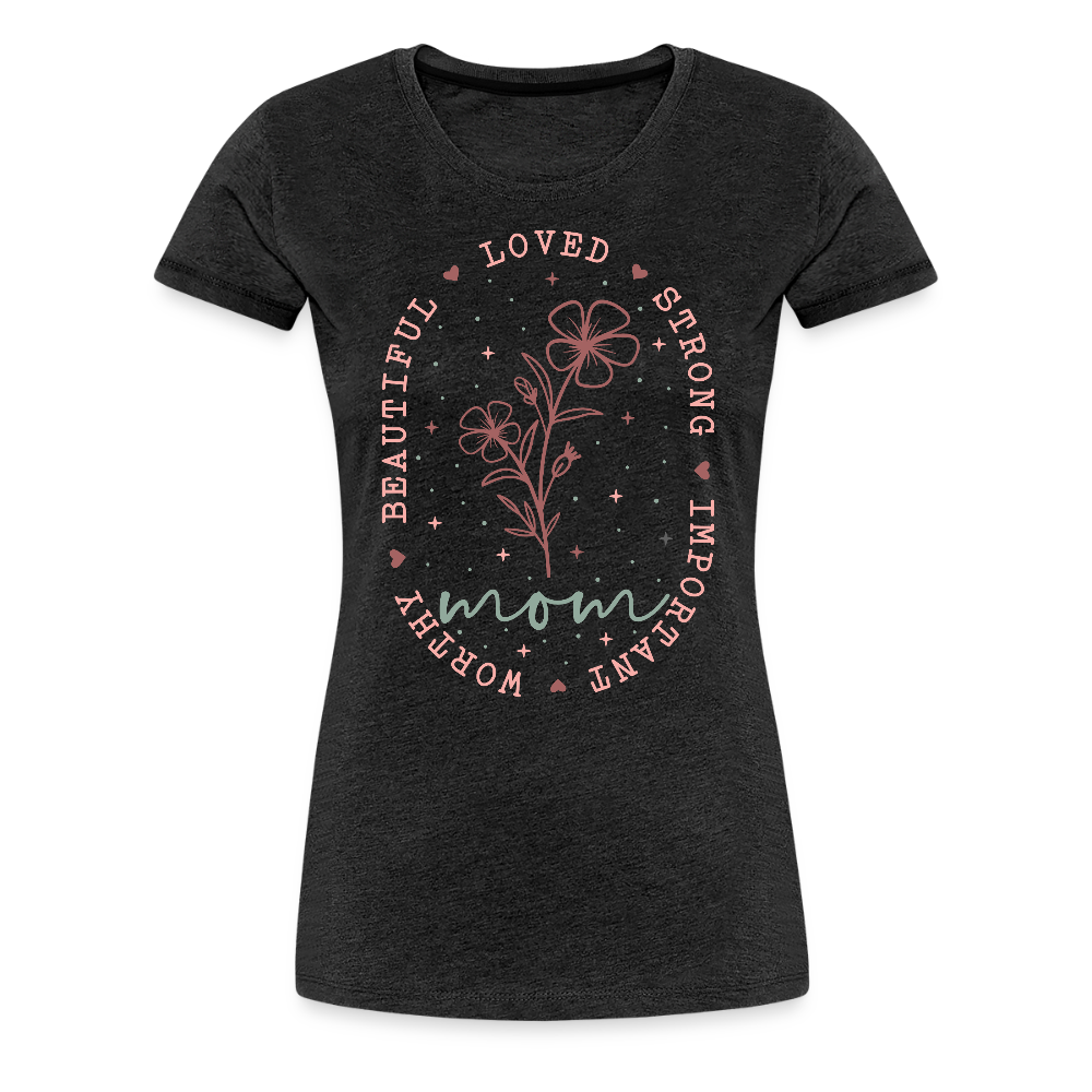 Frauen T-Shirts mit eigenem Design bedrucken - perfekt zum Muttertag - Anthrazit
