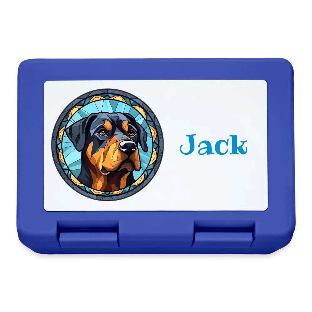 happy-prints.eu - Personalisierter Behälter für Hunde Leckerlis - Motiv und Text veränderbar - Bild des eigenen Hundes hochladbar
