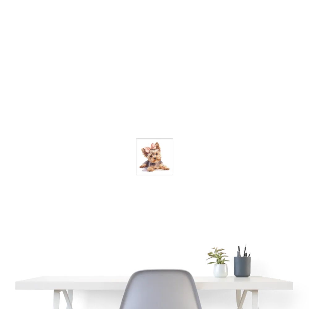 Personalisiertes Poster mit Hund - Bild, Text und Motiv sind individualisierbar - 20x20 cm -