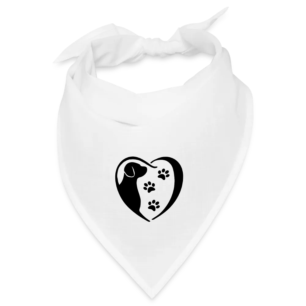 Personalisiertes Bandana - Text, Bild, Motiv und Farbe individualisierbar - Weiß One size