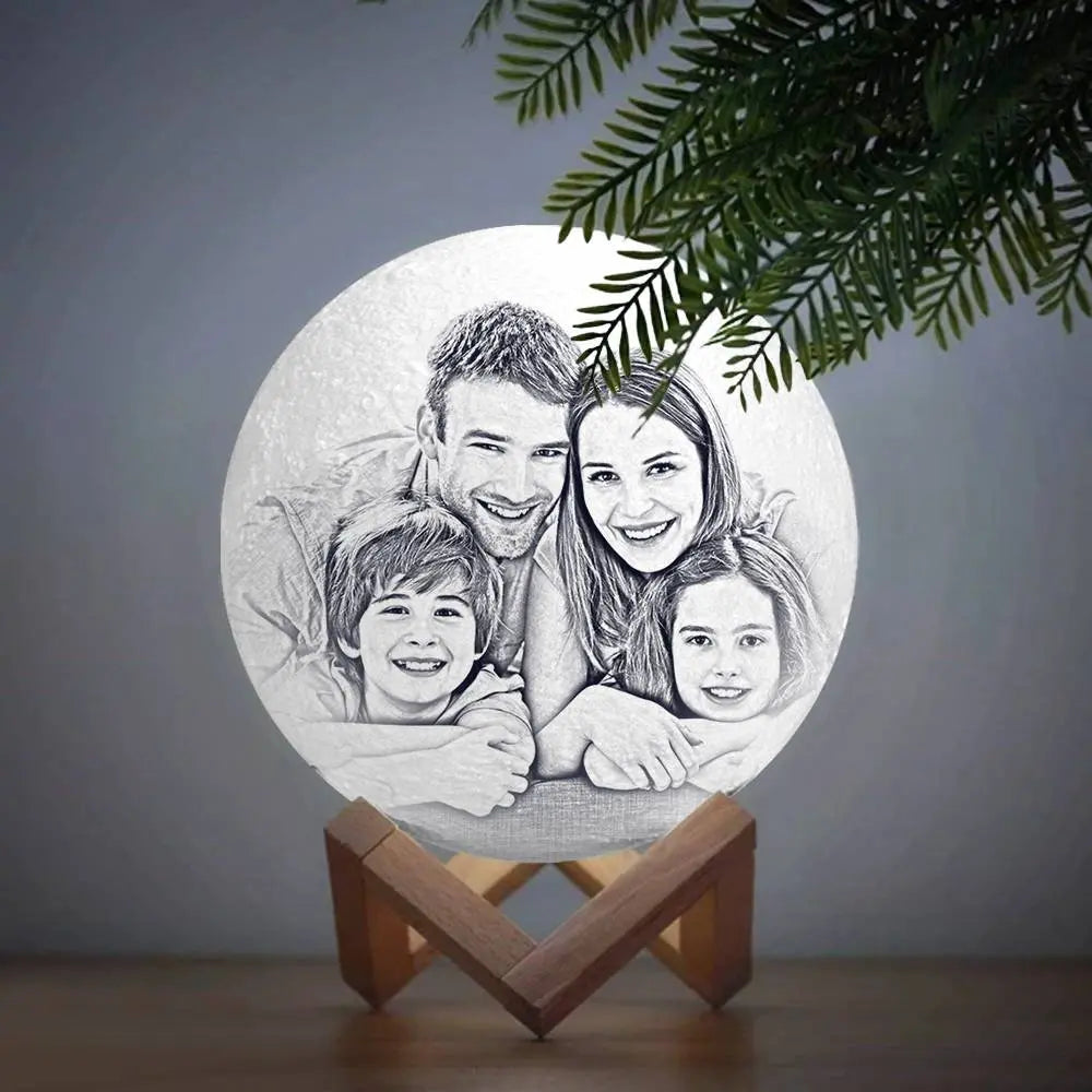 Personalisierte Mondlampe – Dein magisches Geschenk für besondere Momente - in 5 Größen -