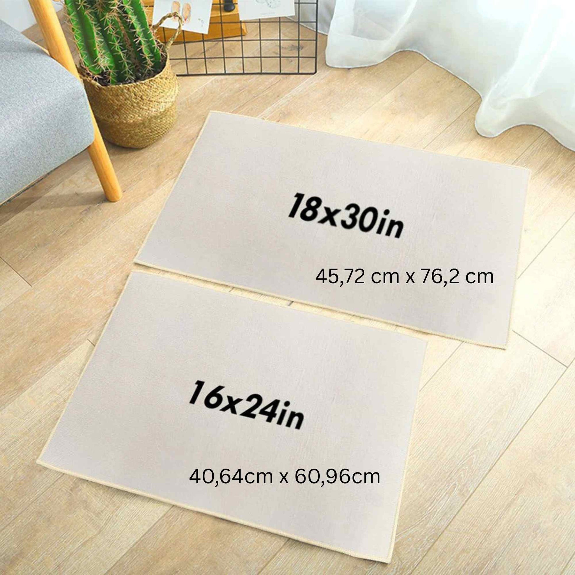 Personalisierte Fußmatte mit dem Bild Deines Hundes und lustigem Spruch - Visitors must be approved by... -