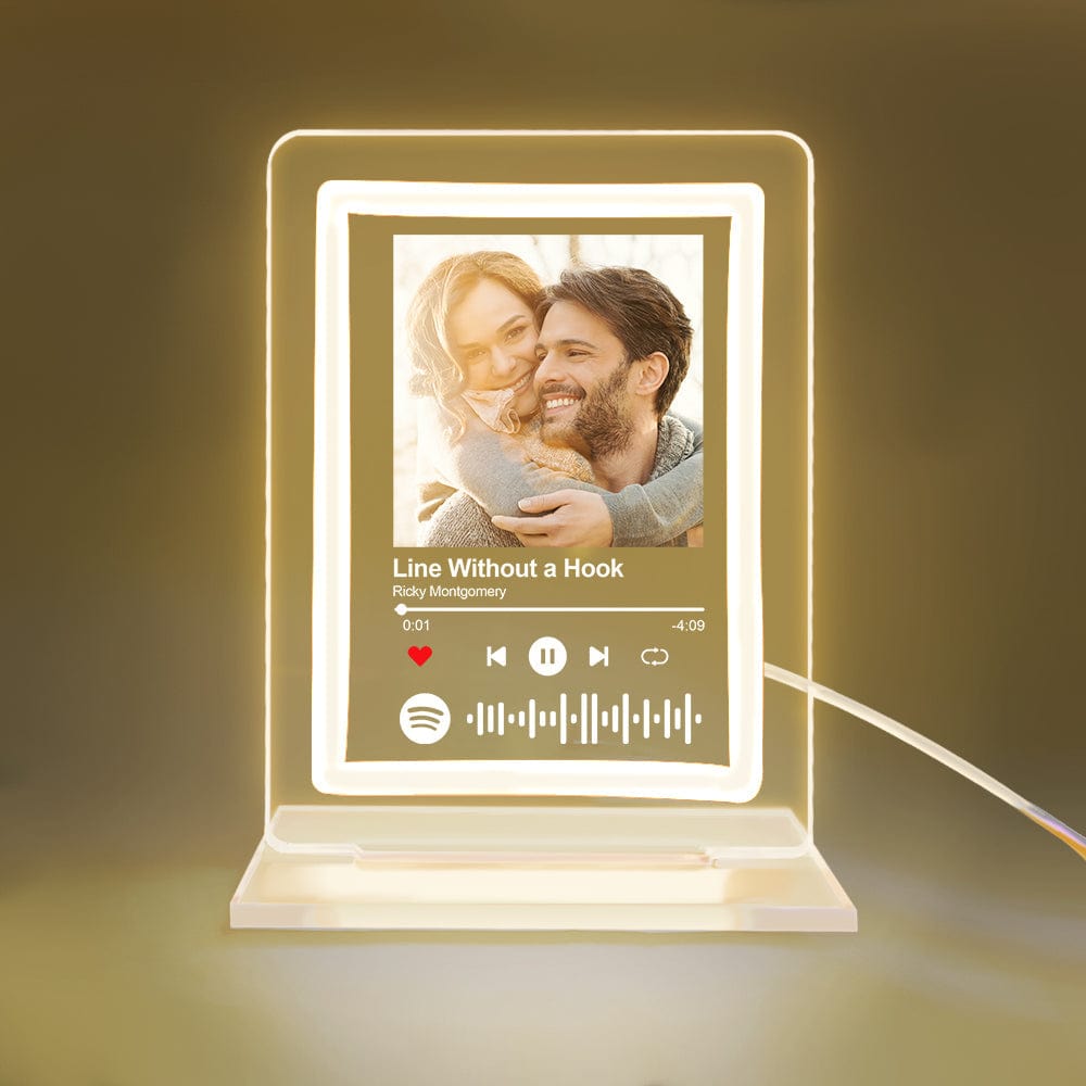 Personalisiertes Spotify Neon-Licht-Kunst: Emotionen im perfekten Licht - mit persönlichem Bild und Lieblingslied - Lemon Yellow
